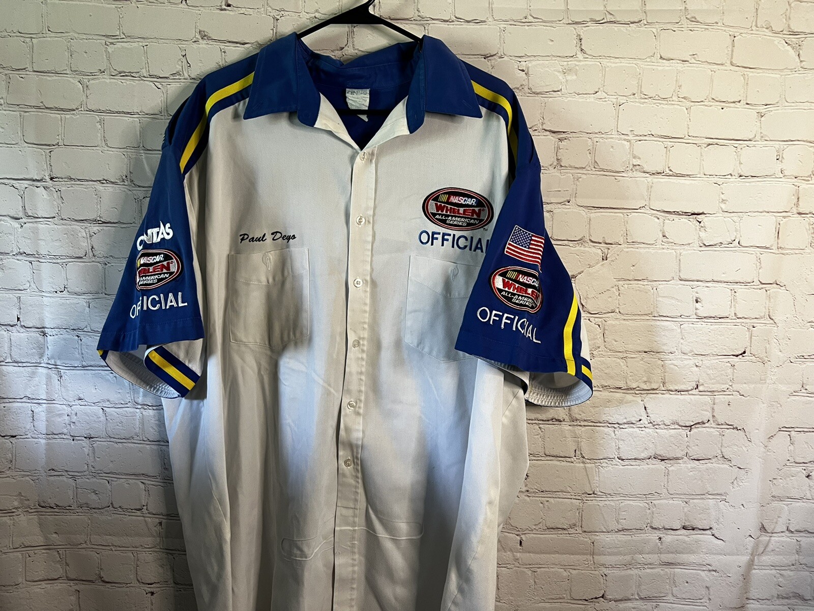 NASCAR Whelen All-American Series Cintas Official Button Down Shirt Size  2XL | eBay