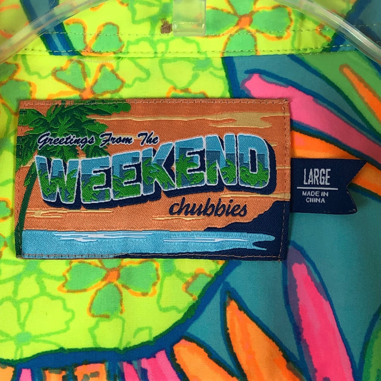 Chubbies Weekend Pineapple Button Down Polo Stret… - image 6