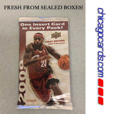 2009-10 UD 1st Edition Pack Look4 Steph Curry RC Jordan LeBron Kobe Bryant Gold
