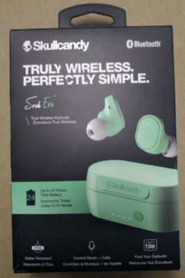 Skullcandy Sesh Evo True Wireless Bluetooth Headphones - Mint
