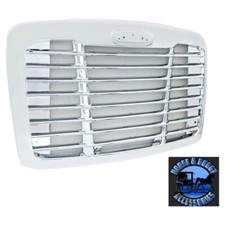 Rejilla cromada con pantalla de insectos de aluminio cromado 2008-2017 Freightliner Cascadia up #2
