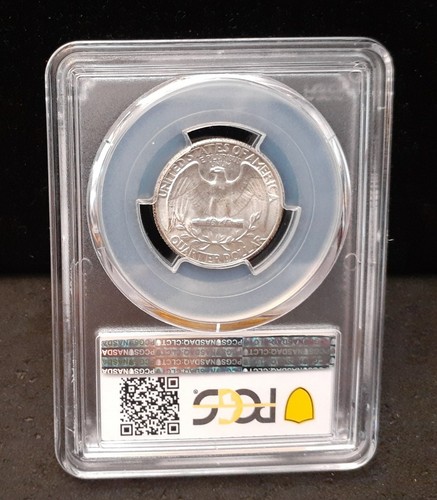 1942 Washington Silver Quarter PCGS MS 67 - Obv. Toning - ENN COINS #4059KT - Picture 2 of 2