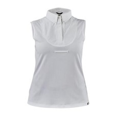 Shires Aubrion Sleeveless Tie Shirt - White