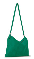 Auth Nwt 1490 The Row Women’s Large Morgan Leather Shoulder Bag In Fern Pld