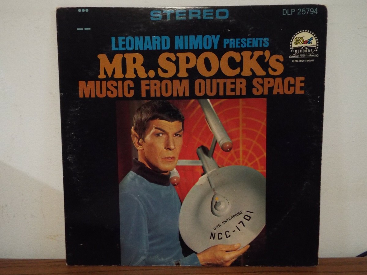 LEONARD NIMOY PRESENTS MR. SPOCK'S MUSIC FROM OUTER SPACE LP VINYL