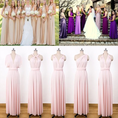 satin infinity dress