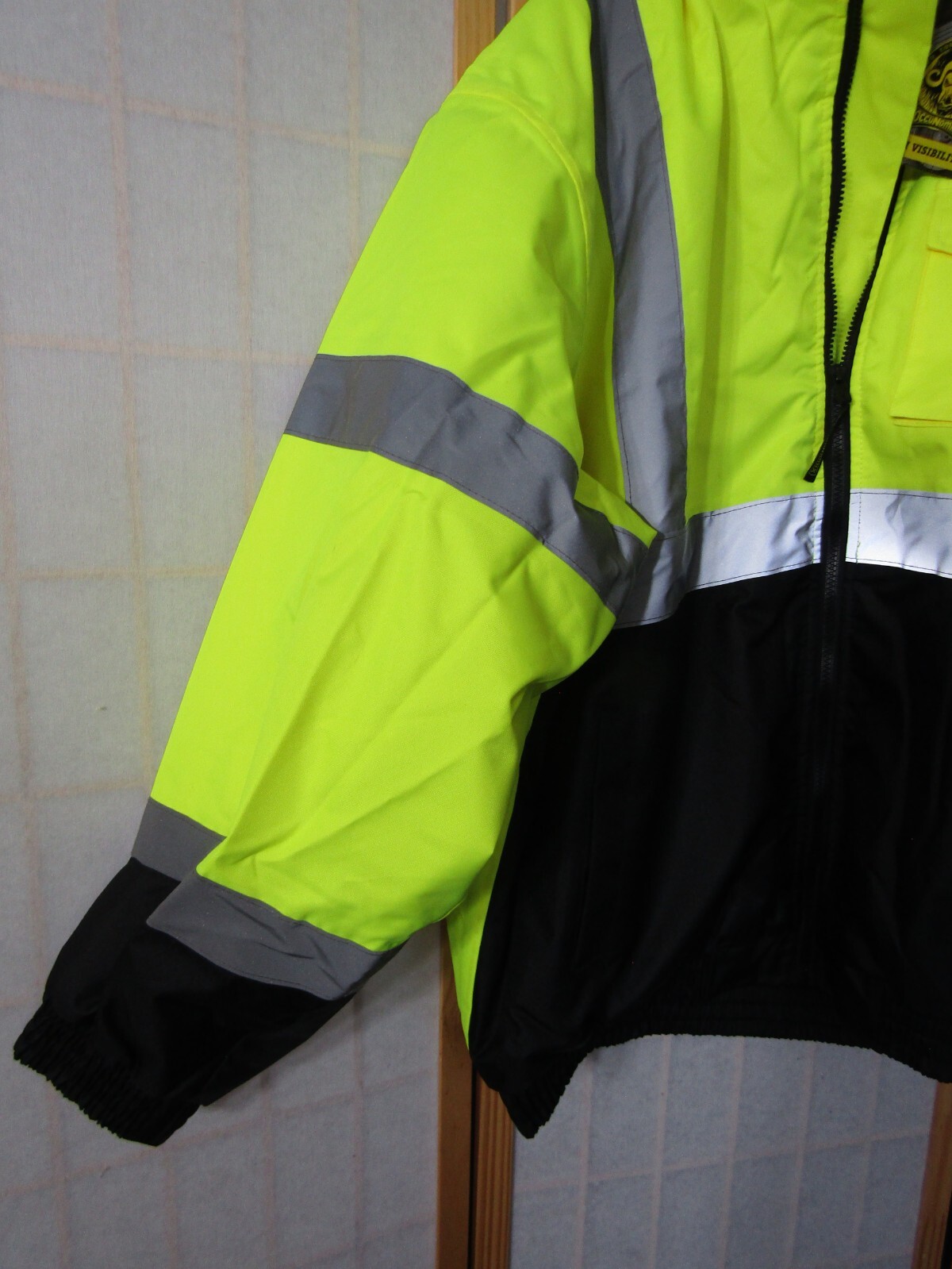 NWT Hi-Viz Workwear OccuNomix Collared Lined Jacket Coat Men's Size L - second product detail image
