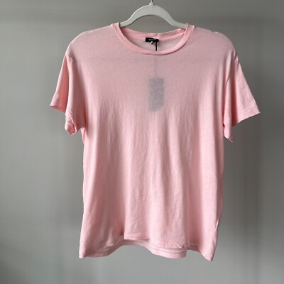 NWT ~R13 Pink Tshirt 95% cotton 5% cashmere Japanese Special Fabric Size XS