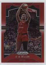 2020 Panini Prizm WNBA Red Prizm 130/275 A'ja Wilson #18 k5j