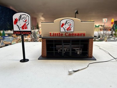 O-Scale Little Caesar s Pizza, Assembled 3D Printed Kit