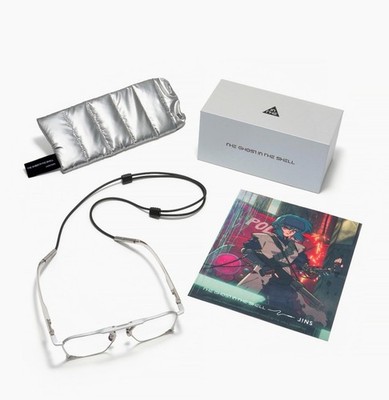 JINS x Ghost in the Shell / TYPE-OPTICAL UMF-26S-137 BLACK glasses
