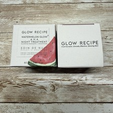 2x Glow Recipe Watermelon glow AHA Night Treatment 60 ml/2.02 NEW full size