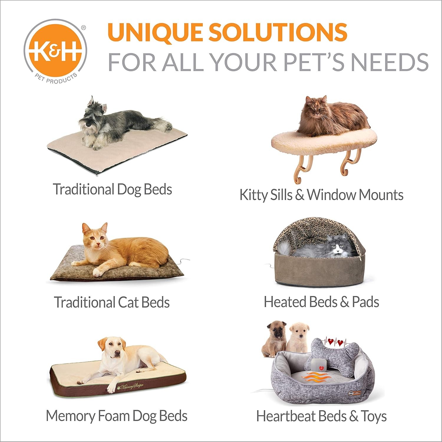 K&H Pet Products Extreme Weather Kitty Pad / Small (12.5" x 18.5"), Gray 