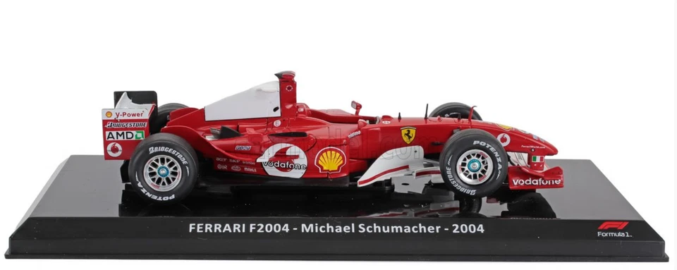 1:24 2004 World Champion Michael Schumacher -- Ferrari F2004 -- Atlas/Edicola F1 - Image 3 of 3