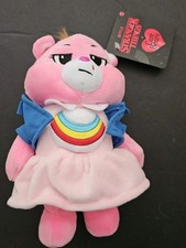 Netflix Care Bears x Stranger Things Cheer Bear as Eleven 9" Plush NWT