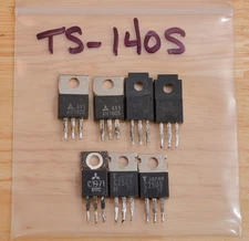 FULL SET (KENWOOD TS-140S) RF DRIVER/POWER  TRANSISTORS 2SC2509 2SC1971 2SD1406