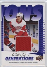2023-24 Upper Deck Trilogy Generations Jersey /99 Simon Edvinsson #TG-1C 17f6