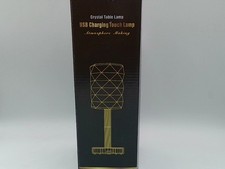 LED Crystal Table Lamp Diamond Rose Night Light Touch Atmosphere Bedside Bar