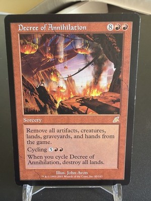 MTG Decree of Annihilation   Scourge Rare   Boardwipe   Magic The Gathering
