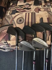 Sub70  Black- 669TC Iron Set (6-PW) & 52 & 58 287 Raw Wedges.