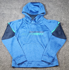 Russell Athletic Boys XL 14-16 Hoodie Blue Dri-Power 360 Pullover Sweatshirt