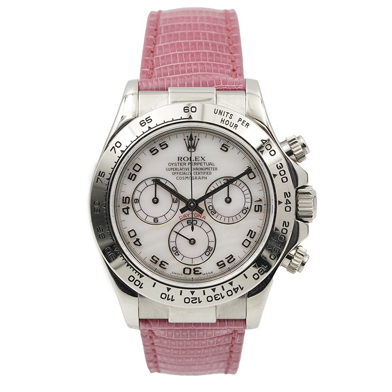 Rolex Daytona 116519 Arabic Mother of Pearl Dial 18K White Gold