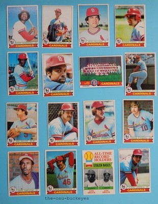 1979 Topps St. Louis Cardinals Team Set 27 Cards Hernandez Combine Shipping    a