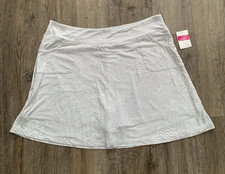 Fresh Produce White Tides City Skort Womens XL Gray Floral Athleisure Beach NwT
