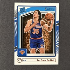 2024-25 Panini Donruss - Rated Rookie Pacome Dadiet #211 (RC) Knicks