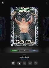 VIDEOGAME Topps WWE Slam 26 - ROYAL RUMBLE X-Fractor White - You Pick/Choose
