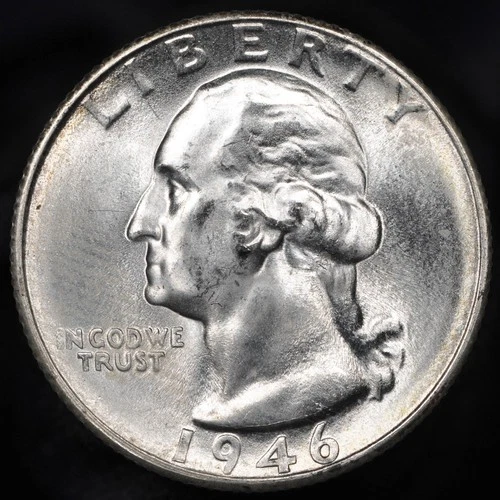 1946-S Washington Quarter -- Gem BU from Original Roll