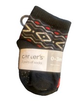 Brand New In Package. Carter's Infant Socks 3-Pack, 0-3Months