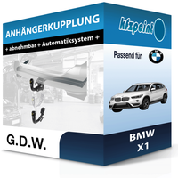 G.D.W. AnhäNgekupplung Abnehmbar Passend für BMW X1 10.2009-09.2015 Neu