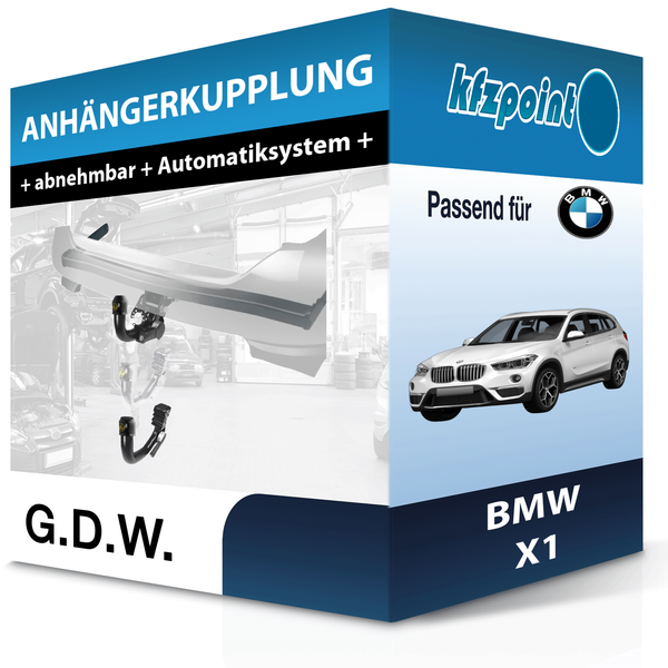 G.D.W. AnhäNgekupplung Abnehmbar Passend für BMW X1 10.2009-09.2015 Neu-image