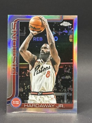  Tim Hardaway Jr. REFRACTOR Silver - Topps Chrome Basketball 2026 - Pistons 