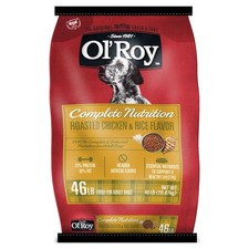 Complete Nutrition Roasted Chicken & Rice Flavor Dry Dog Food, 46lb Bag 0.65 per pound