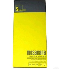 Mosanana Retro Unisex Polarized Square Sunglasses Chunky Temples MS52366 Black