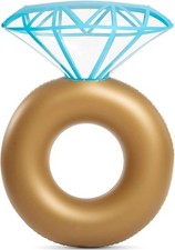 Giant Inflatable Diamond Engagement Ring Pool Float 61in Wedding