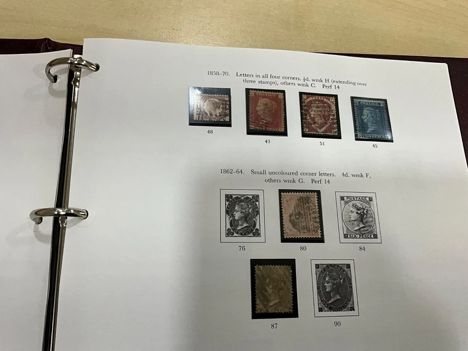 Gb Penny Negro Superficie Impresión Reyes Caballitos de Mar Calidad Bien Relleno SG ÁLBUM @222 Foto 4 de 4