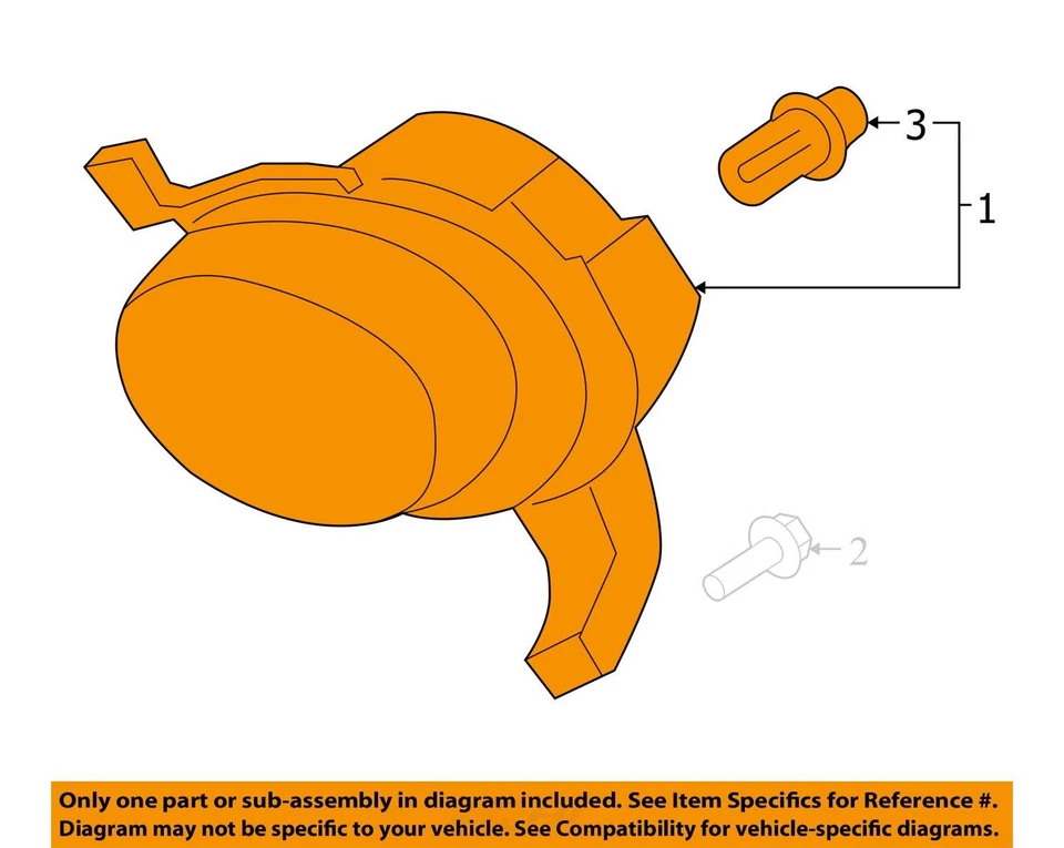 2007-2010 GM AVEO FOG LAMP 96650541 NEW OEM - Изображение 3 из 4