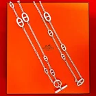 HERMES Chaine d'Ancre Farandole Necklace Necklace Silver925 Silver 95127