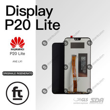 HUAWEI DISPLAY P20 LITE ANE LX1 ORIGINALE RIGENERATO NO FRAME TOUCH SCHERMO