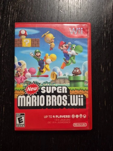 New Super Mario Bros. Wii (Nintendo Wii, 2009) CIB and Tested