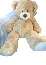 Hug Fun 36" Tan Teddy Bear Plush Stuffed Animal Jumbo XL Ages 3  NWT