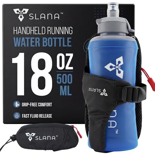 18 Oz &ndash; Grip-free Collapsible Water Bottles Blue