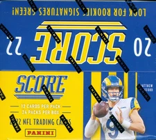 2022 Panini Score Football Factory Sealed 24 Pack Retail Box