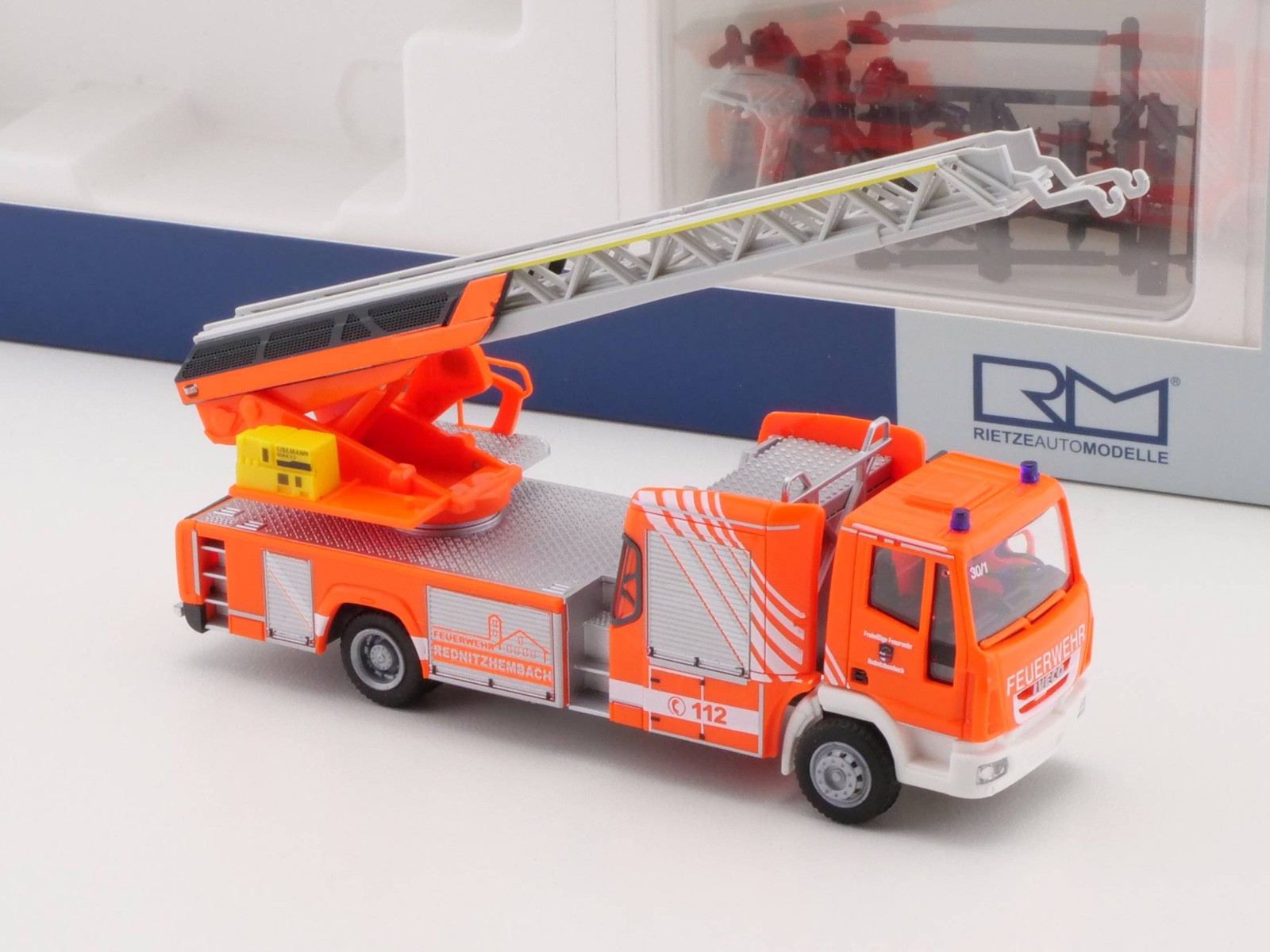 Rietze 68581 Magirus Dlk 32 Rednitzhembach 1:87 H0 Mint! Ovp Sg 1703-06-73