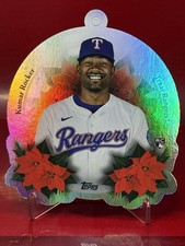 2025 Topps Holiday Kumar Rocker #OO-4 Oversized Die-Cut Ornaments RC Rangers