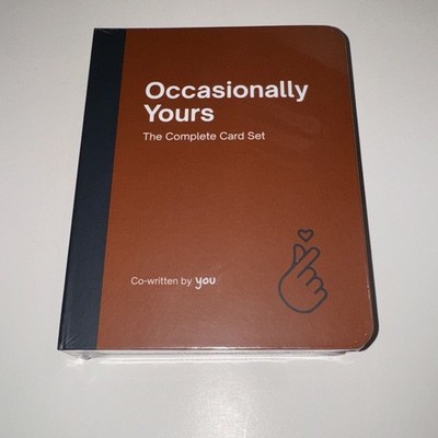 Occasionally Yours: The Complete Card Set Co-written By YOU Greeting Cards NEW