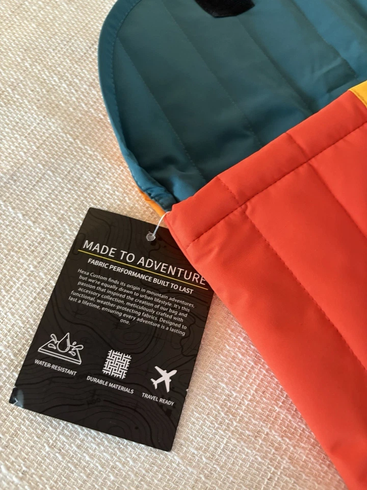 Hexa Custom Insulated Travel iPad, Mini, Air Kindle Ereader Case Yellow Orange - Image 3 of 4